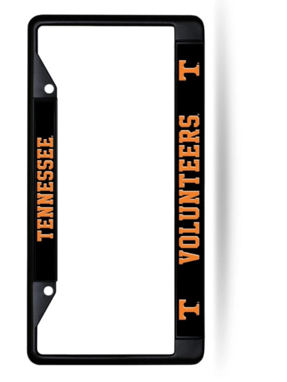 Tennessee Volunteers Black Metal License Plate Frame